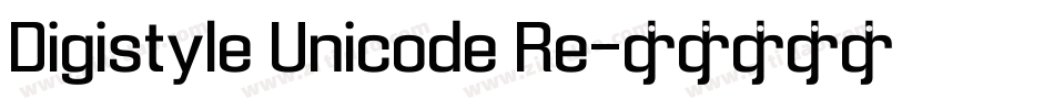 Digistyle Unicode Re字体转换